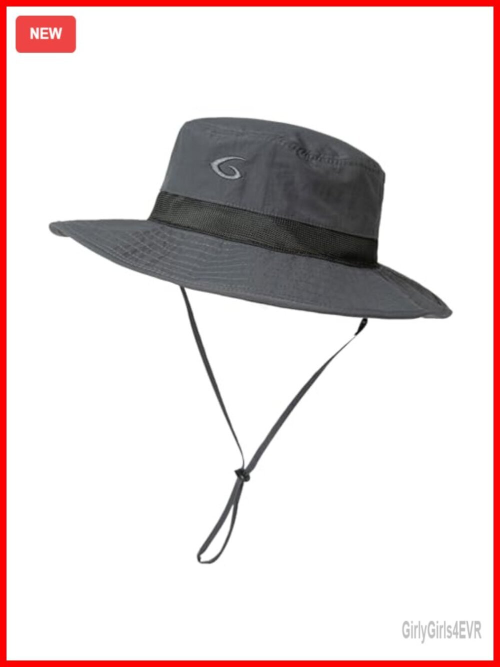 UPF 50+ Waterproof Wide Brim Bucket Sun Hat for Big Head Adjustable Packable